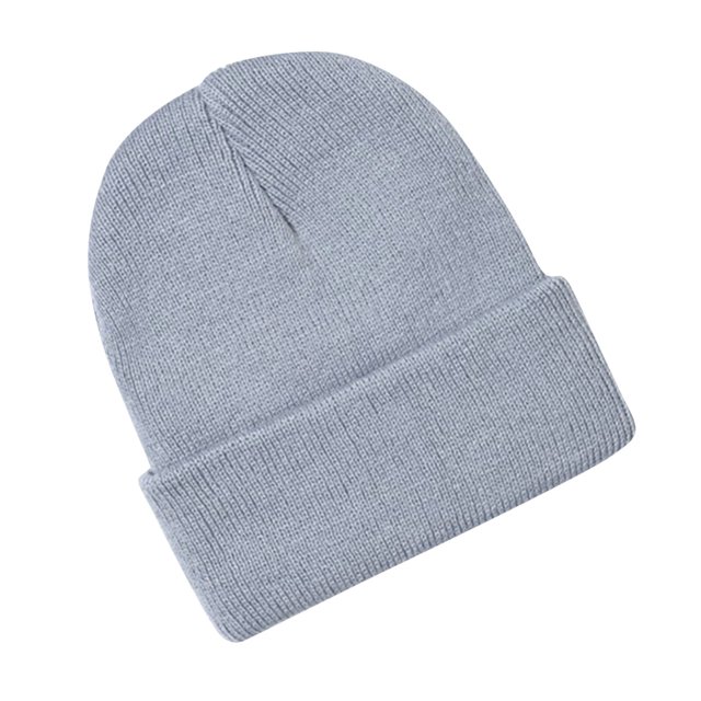 Pisexur Baby Hats Solid Color Ribbed Knit Beanie Hats Fashion Fall Winter Warm Soft Skull Caps for Age 0-3 Years