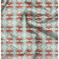 thumbnail image 1 of Soimoi Green polyester Crepe Fabric Crabs Ocean Print Sewing Fabric Yard 42 Inch Wide, 1 of 6