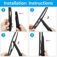 thumbnail image 3 of 11" Rear Window Windshield Wiper Blade Arm Set for for Chevrolet Sonic 12-19, 3 of 6