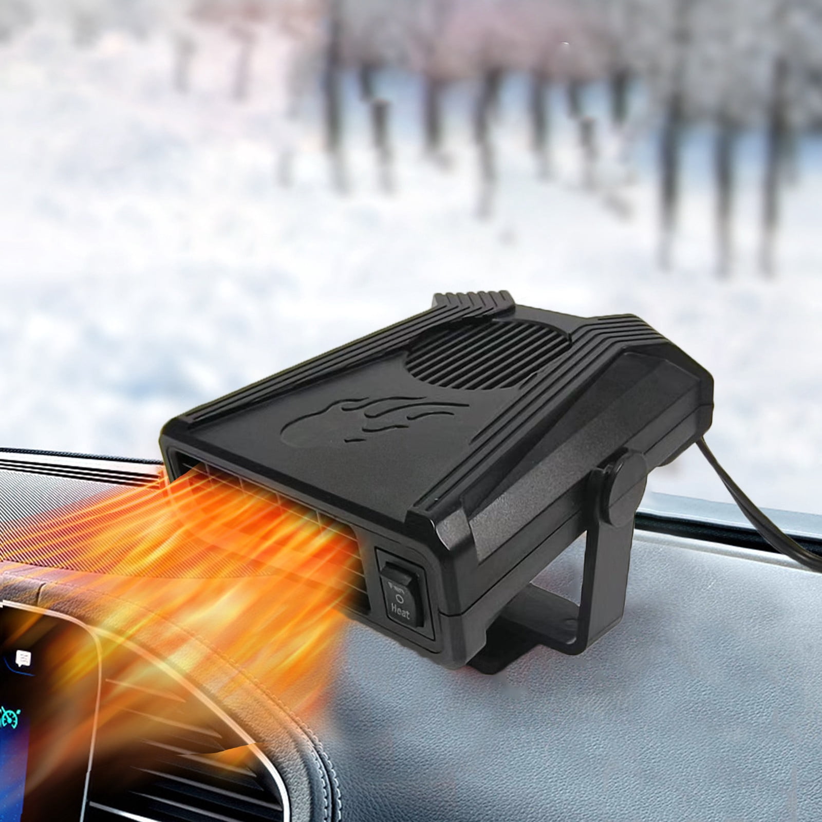 Kctiaxy Portable Heater Car Heater That Plugs Into Lighter 150W Car Heaters Portable Fast Demisting Defroster for 24V Kitchen Appliances