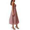 thumbnail image 2 of Gupgi Robe Longue en Tulle pour Femme Couleur Unie à Bretelles Spaghetti Dos Nu Corset Robes Cocktail Robe de Soirée Formelle, 2 of 6