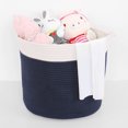 thumbnail image 3 of Unique Bargains Large Storage Baskets Cotton Rope Basket Woven Laundry Basket with Handle, 3 of 5