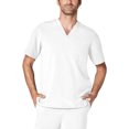 thumbnail image 2 of Adar Addition Ensemble de Sarrau pour Hommes - Haut de Sarrau Classique à Col en V et Pantalon de Sarrau Cargo, 2 of 7