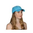 thumbnail image 1 of Casquette de Baseball pour Femmes à Garniture de Paillettes - Turquoise, 1 of 2