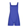thumbnail image 4 of Timegard Womens Summer Rompers Short Cotton Linen Overalls Loose Jumpsuit with Pockets Beach Vacation, 4 of 6