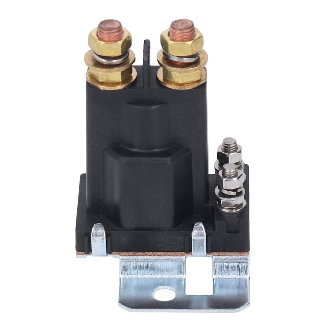 Motor Starter Solenoid Relay, Rust Resistance Easy Installation Car Starter Contactor 500A 30W 12VDC For Garden Tractor