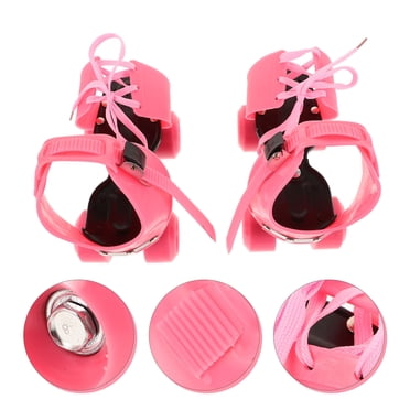 Phenofice 1 Paire Patins à Roulettes à Conception à Quatre Roues à Taille Ajustable pour Garçons Filles