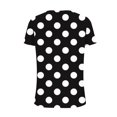 thumbnail image 4 of JDQJBZ T-Shirt à Manches Courtes pour Femmes Haut d'Été, Blouse Décontractée Ample de Mode pour Femmes Impression T-Shirt à Col en V Blouse T-Shirt Imprimé, 4 of 5