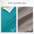 thumbnail image 2 of BALCONY & FALCON Rectangle Tablecloth Heavy Water Proof Decorative Linen Tablecloth 47 x 63 Inch Dining Parties Kitchen Use Lake Blue, 2 of 6