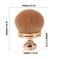 thumbnail image 3 of Cagogo under $5 Makeup Brush, Large Makeup Brush, Powder Foundation Brush, Body Makeup Brush, Self Tanner Applicator Brush, Fluffy Kabuki Brush, Face Powder Brush, 3 of 6