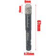 thumbnail image 2 of 8mm Diamond Dry Drill Bits Hole Saw Cutter for Marble Ceramic Tile, 2 of 7