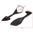 thumbnail image 2 of Rétroviseur Longue Tige Gauche et Droite pour Yamaha YZF R3 R25 YZF-R3 ABS 2015-2021, 2 of 7