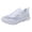 White, variant on WEAIXIMIUNG Sneakers Women Trendy Platform Women's Summer Fashion Mesh Perforated Breathable Sports Shoes Non Casual Comfortable Running Shoes