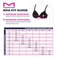 thumbnail image 4 of Maidenform Womens Pure Genius T-Back Bra with Lace, 34B, Red StoneCoral Punch, 4 of 4