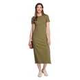 thumbnail image 2 of George Women's Rib T-Shirt Dress, 2 of 6