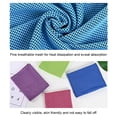 thumbnail image 2 of stanreset Serviettes Rafraîchissantes Absorption de la Sueur Gym Activités Extérieures Serviette Fraîche pour Course Natation Jogging Entraînement Fournitures de Vacances Bleu Foncé, 2 of 9