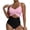 Pink, variant on Cameland One Piece Swimsuits for Women Solid Patchwork Bathing Suits Beachwear Chest Hollow Backless Swimwear Suitable for Holiday, Travel and Seaside
