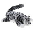 thumbnail image 4 of Electric Naughty Cat Pet Stuffed Animal Model Action Figure Table Decoration Grey, 4 of 8