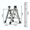 thumbnail image 1 of Step Ladder,Step Ladder Folding 3 Folding Step Ladder Folding Ladder Eco-Friendly Materials, 1 of 5