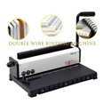 thumbnail image 2 of TD-13 Double Wire Punching Binding Machine 3 In 1 A4 Size Books Wire-O Binder, For Office, School, Business, 2 of 6