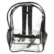 Wzzjkit Clear Backpack Transparent Backpack Beach Multi-functional Travel Bag Student School Bag for Sports Activities and Games in Concert Festival Saving