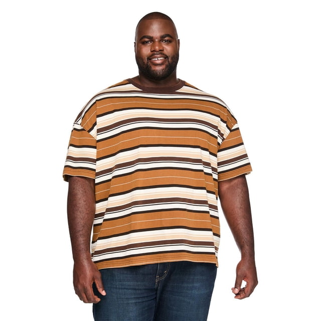 T-shirt coupe carrée George Plus pour hommes