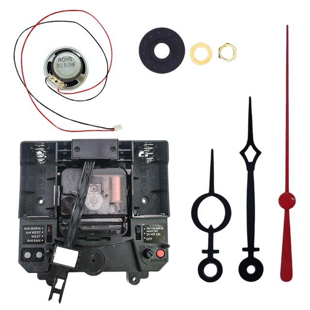 Clock Movement Mechanism with Hands Silent Mechanism Kits Parts Music for Repair C