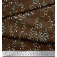 thumbnail image 2 of Soimoi Poly Georgette Fabric Artistic Floral Print Fabric by The Yard 52 Inch Wide, 2 of 3