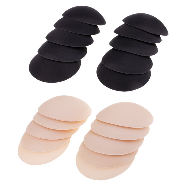 10 Pairs Round Shape Removable Cups Inserts Women Bra Pad