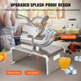 thumbnail image 4 of VEVOR Ice Crushers Machine, 661lbs Per Hour Electric Snow Cone Maker with 4 Blades, Stainless Steel Shaved Ice Machine with Cover, 300W Ice Shaver Machine for Margaritas, Home and Commercial Use, 4 of 9