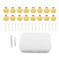 thumbnail image 2 of 16Pcs Bedding Fasteners, Flower Shaped Duvet Cover Pins Grippers Prevents Bedding Slip, Lightweight And Decorative, Easy Customization, Versatile Application With TimeSaving, 2 of 8