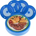 thumbnail image 1 of LNGOOR 5 Pcs Plastic Paper Plate Holders 10 Inch Reusable Paper Plate Holders Round Plate Holder Paper Plate Dispenser with Snap in Grooves for 9 Inch Paper Plates Party, 1 of 7