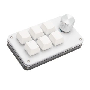 Clavier programmable, un clavier mécanique à main pratique durable pour PC Ordinateur blanc