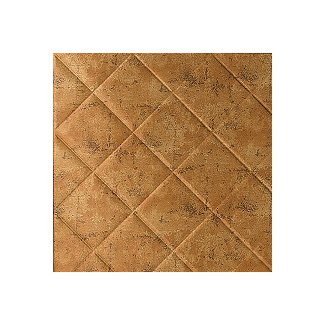 Fasade 12" x 12" Quilted Muted Gold Wall Panel Sample