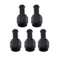 thumbnail image 3 of Female To Male Thread Adapter, 6AN Female To 5/16 Barb Fitting Adapter Excellent Sealing Aluminum Alloy Rustproof 5PCS  For Vehicle, 3 of 8