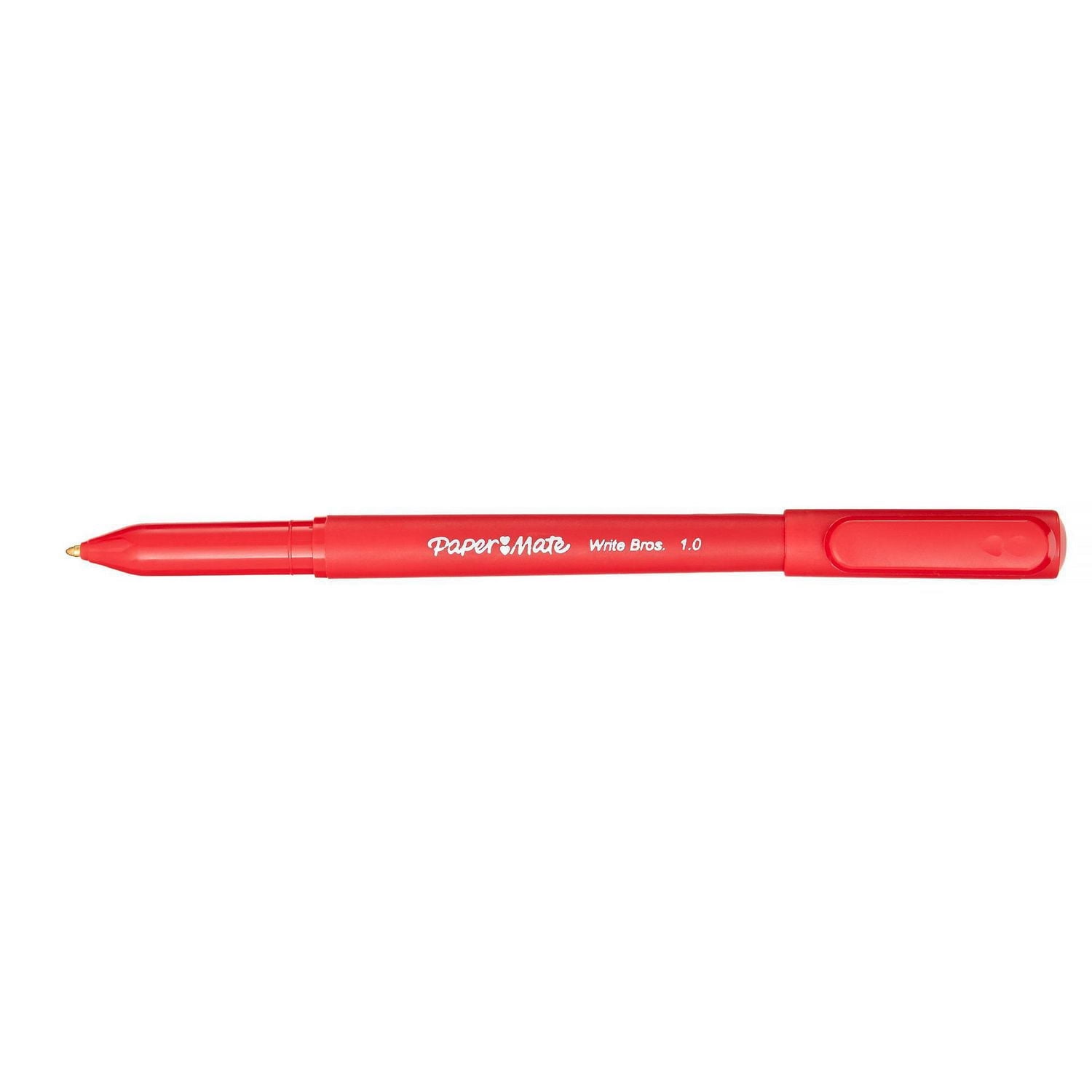 Paper Mate Write Bros., pointe moyenne, rouge, paq. de 10