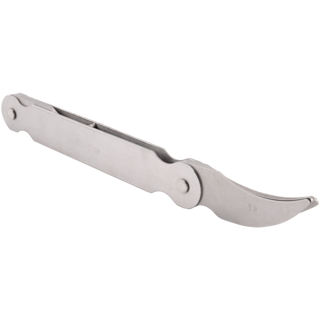 12 Pcs Jauge de Rangée en Acier Inoxydable avec Ensemble de Jauge de Capteur Jauge de Rangée Arc et Outil de Mesure d'Espace 0.04-0.88mm