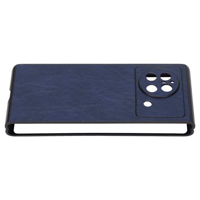 Smartphone Protective Case, Folding Mobile Phone Case PU Perfect Fit For Business Blue