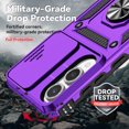 thumbnail image 4 of TYJKeJi Case with Stander Holder Kickstand Drop Resistant Shockproof Case For Samsung Galaxy S25 Edge, 4 of 9