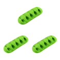 thumbnail image 1 of QualitChoice Silicone USB Cable Organizer Cable Winder Desktop Tidy Management Clips Cable Holder for Mouse Headphone Wire Organizer green 3Set, 1 of 6