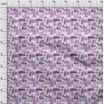 thumbnail image 4 of oneOone Cotton Poplin Light Blue Fabric Abstract Craft Projects Decor Fabric Printed By The Yard 42 Inch Wide, 4 of 5