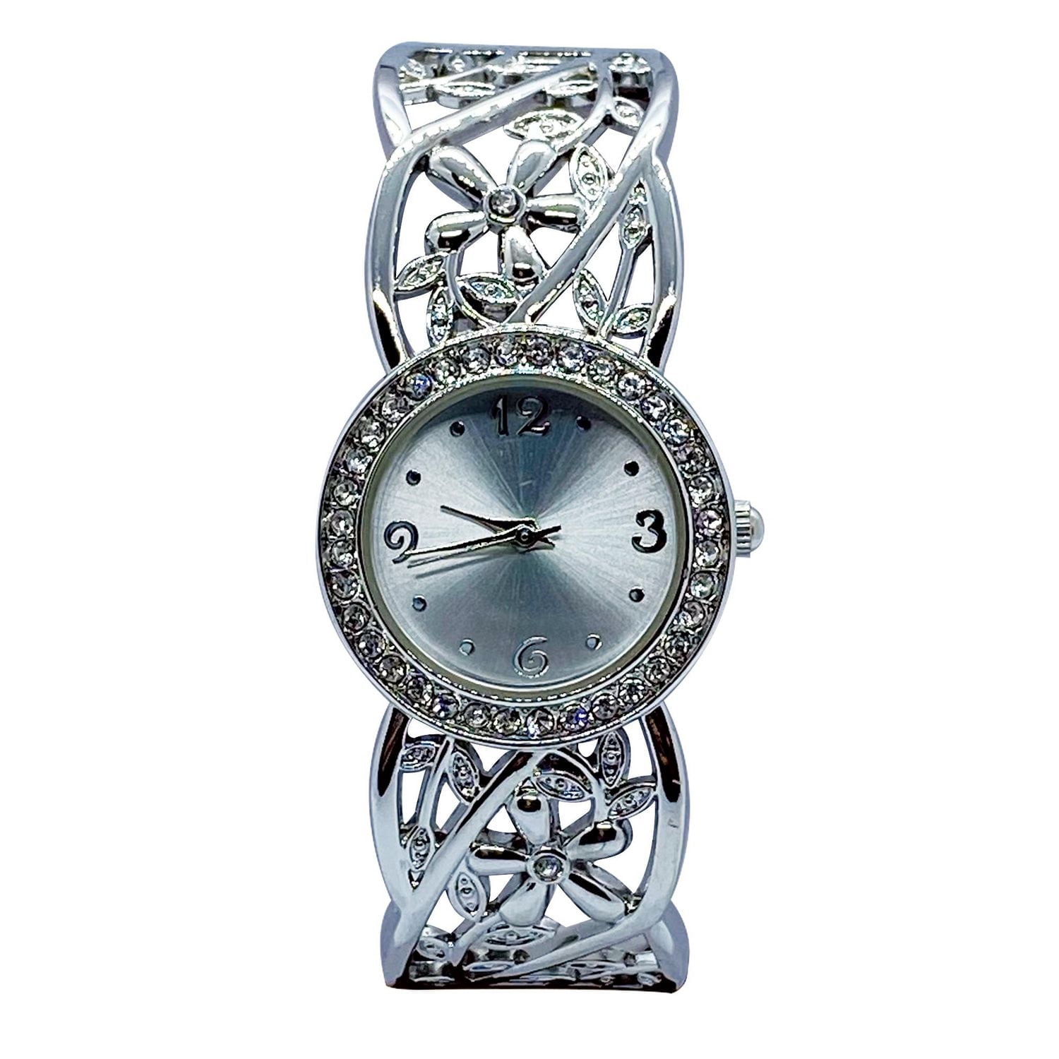Montre George pour femme avec bracelet en filigrane argenté
