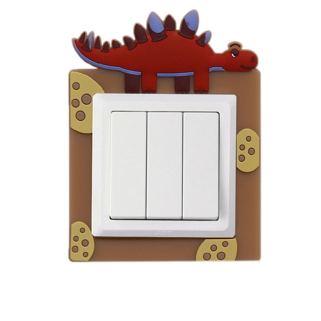 Watertproof Light Switch Socket Protective Watertproof light switch protective Cover Cartoon Wall Sticker Wall Switch Panel Decoration