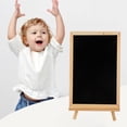 thumbnail image 2 of SDNall Small Chalkboard Sign, Chalkboard Signs with Stand, Small Chalkboard Signs with Stand, Chalkboard Sign with Stand, Small Blackboard for Students & Home Decoration, Wooden Crafts Writing Board, 2 of 6