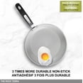 thumbnail image 3 of Starfrit The Rock Terra 12" Deep Fry Pan with Lid, Ceramic Non-Stick, Scratch Resistant, Oven & Dishwasher Safe, Gas Electric Ceramic Halogen Cookware, Healthy Cooking, 3 of 10