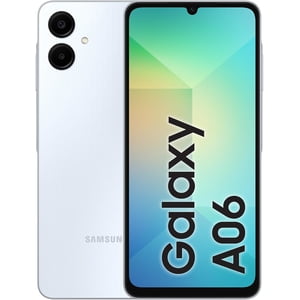 Samsung Galaxy A06 4G LTE (64GB + 4GB) 6.7" Dual Sim 50MP Double Cam. 5000 mAh Sécurité de la batterie Knox Vault & Protection des renseignements personnels Version internationale (nouvelle marque)
