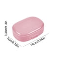 thumbnail image 3 of weibbin Pilulier Hebdomadaire - Étui à Médicaments Portable à 7 Compartiments, Rose, 3 of 7
