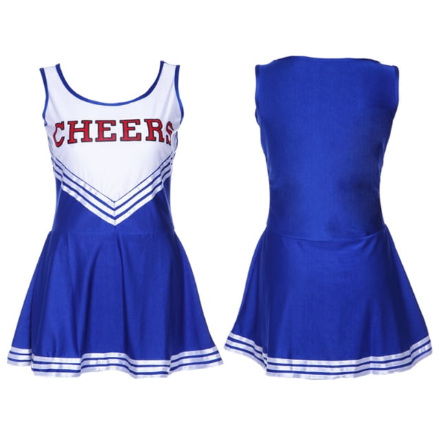 Gupgi Robe de Pom-Pom Girl pour Femmes pour l'École, Tenue d'Uniforme pour Fêtes Musicales