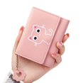thumbnail image 1 of SharkTRUE Cute Cartoon Cat Women Wallet - Stylish Design with Card Slots and Photo Pocket, 1 of 8