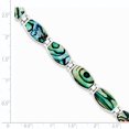 thumbnail image 2 of 925 Sterling Silver Abalone Bracelet, 2 of 2